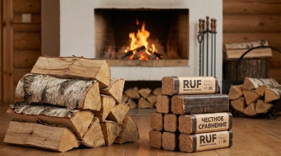 Дрова против брикетов